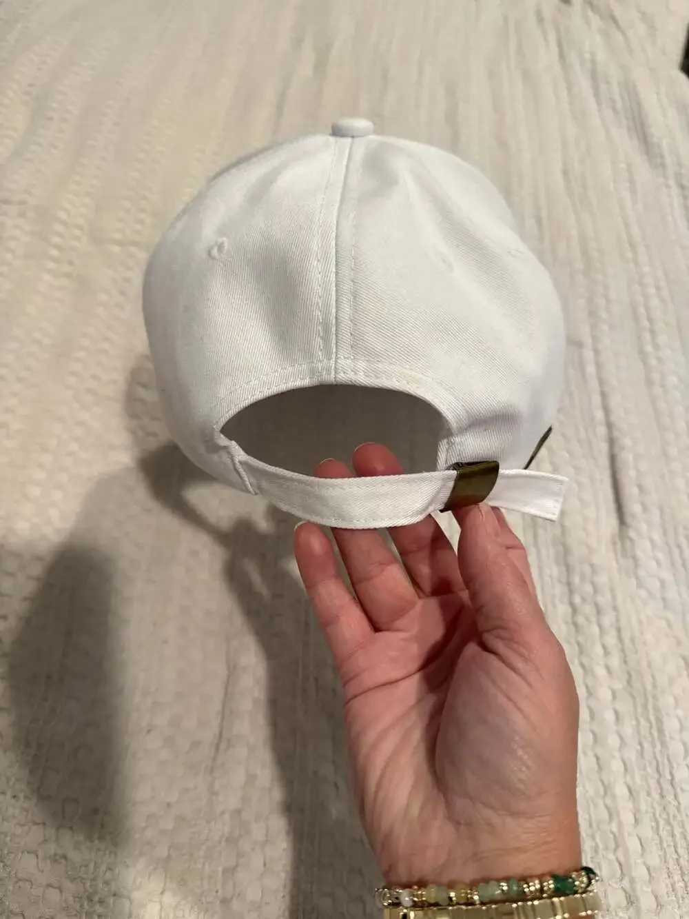 One More Round White Rope Golf Hat Adjustable Strapback